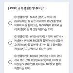 라이즈 팬덤명 <b>투표</b> 떴는데