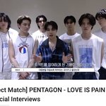 [펜타곤] 인터뷰영상 일본스케줄 때인가