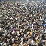 중국의 <b>미대</b> 입시 실기시험장