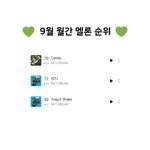 [NCT드림] 9월 멜론 <b>월간</b> 순위