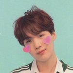 방탄 슈가 하트 <b>포카</b>