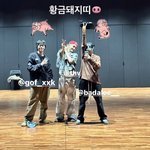 뷔 &amp; 고프님 &amp; <b>바다님</b> 우정