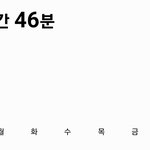 삼수생의 폰사용시간공개