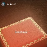뷔 인스스에 까르띠에 <b>선물상자</b>
