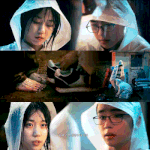 <무인도의 디바> <b>목하</b>-기호 데칼코마니 연출