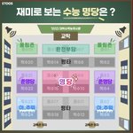 [댓글부탁해] 너네 수능자리 어디 배정받았냐!!?