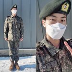 방탄 진 군대 사진 볼 때마다 진짜 좋다