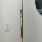 강아지가 문짝 물어뜯음[보상문제]