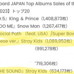 [스키즈] 우리 빌보드 <b>재팬</b> 앨범판매량 3위 6위야