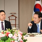 尹, 인요한과 비공개 오찬…김기현과 함께 대통령실 불렀다