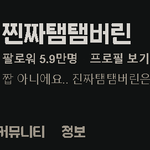 [스트리머] 네이버 <b>탬탬버린</b> 치지직 팔로워 5.9만명