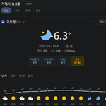 [날씨] 어후 날씨 <b>조온</b>나 춥노.