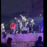 더보이즈 가대전 리허설때 다리다쳤네