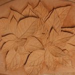 [가죽공예] 가죽공예 마디샤-포인세티아 3D <b>카빙</b>(가죽 입체 조각)