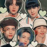 방탄 알엠 진 슈가 제이홉 지민 뷔 정국 <b>방탄소년단</b> ❤️