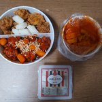 치킨 떡볶이 세트 <b>배달</b> 시킴