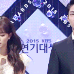 <b>정색</b>짤로 화제가 된 박보검과 김소현