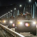 건넌 장갑차 12대…“유사시 수도 서울 전쟁지도<b>본부</b> 방호 이상무”