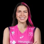 한국에서 뛰는 미국인 배구선수 딸 응원하는 아빠