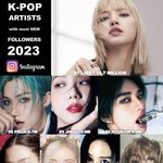 K팝가수 인스타 팔로워 <b>증가량</b> 순위(작년)