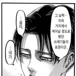 [진격의거인] 레벨<b>리오</b> 습격 때 리바이 표정