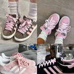 [댓글부탁해] 아디다스 핑크<b>신발</b> 개이쁘다