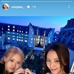 <b>자정</b> 되자마자 로제 생일 축하해준 지수