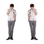 방탄 <b>뷔</b> 스마트 교복 광고 <b>사진</b>