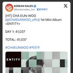 [댓글부탁해] 차은우 솔로 앨범 <b>초동</b> 1일 차 종료