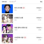 <b>나</b> 웹툰 개많이 <b>보네</b>