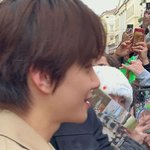 밀라노에서 정우 목격담
