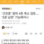 ‘근친혼’ 범위 4촌 <b>축소</b> 검토… ‘5촌 남편’ 가능해지나