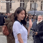 [댓글부탁해] 오늘자 파리패션위크 미우미우쇼 아이브 장원영.<b>gif</b>