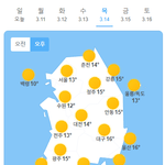 [모두드루와] 이번주 목,금,토 <b>전국</b> 날씨
