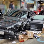 4중 <b>추돌</b>후 차량 1대 인도 돌진 1명 사망 5명 부상