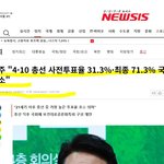 <b>사전</b>투표 2일 전 <b>사전</b>과 최종 투표율까지 전부 알고 있는 더불어민주당