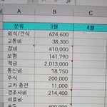 헥.. 가계부 정리 끝.. 3월 총지출 및 총수입