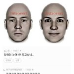 내향형 <b>외향형</b> 눈빛 차이 개웃기네