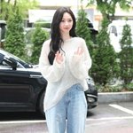 오늘 카리나 싱크로유 녹화 출근 기사사진