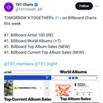 [<b>TXT</b>] 빌보드 떴다 ㅋㅋㅋ