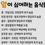 [방탈죄송] 암이 싫어 하는 <b>음식</b>들 리스트