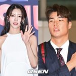 이미주, '3살 연하' 축구선수 송범근과 열애? 안테나 "확인...