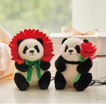 루이바오 후이바오 카네이션 인형 <b>세트</b>