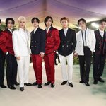 멧갈라 참석한 스키즈 레드카펫 단체 사진