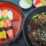 나듀 초밥에 <b>냉모밀</b> 먹었슈