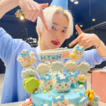 생일케이크가 너무 맛있던 아이들..