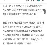[방탈죄송] 김정숙 <b>여사</b> 기내식에만 6000만원 지출