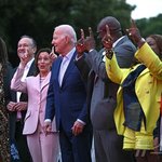 노예 해방 기념 준틴스 콘서트 참석 바이든과 해리스