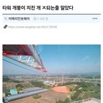 공중에서 <b>지진</b>을 느낀 사람