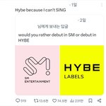 하이브에서 데뷔할래 <b>에스엠</b>에서 데뷔할래?